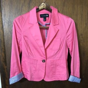 Pink Forever 21 Blazer